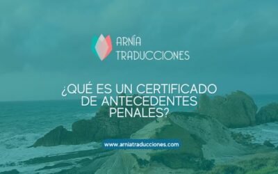 ¿Qué es un certificado de antecedentes penales?